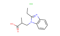 3-(2-ethyl-benzoimidazol-1-yl)-2-methyl-propionic acid hydrochloride