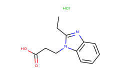 3-(2-ethyl-benzoimidazol-1-yl)-propionic acid hydrochloride