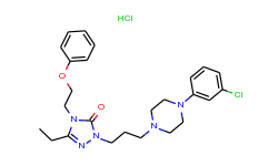 2-[3-[4-(3-chlorophenyl)-1-piperazinyl]propyl]-5-ethyl-2,4-dihydro-4-(2-phenoxyethyl)-3h-1,2,4-triaz