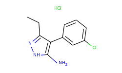 4-(3-chloro-phenyl)-5-ethyl-2h-pyrazol-3-ylamine hydrochloride