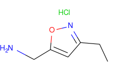 c-(3-ethyl-isoxazol-5-yl)-methylamine hydrochloride