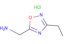 [(3-ethyl-1,2,4-oxadiazol-5-yl)methyl]amine hydrochloride