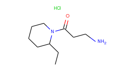 3-amino-1-(2-ethyl-1-piperidinyl)-1-propanone hydrochloride