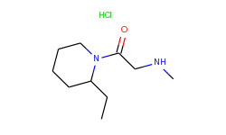 1-(2-ethyl-1-piperidinyl)-2-(methylamino)-1-ethanone hydrochloride