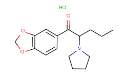 1-(1,3-benzodioxol-5-yl)-2-(1-pyrrolidinyl)-1-pentanone hydrochloride