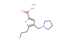 5-propyl-4-pyrrolidin-1-ylmethyl-furan-2-carboxylic acid hydrochloride