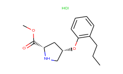 methyl (2s,4s)-4-(2-propylphenoxy)-2-pyrrolidinecarboxylate hydrochloride