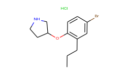 3-(4-bromo-2-propylphenoxy)pyrrolidine hydrochloride
