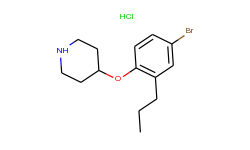 4-(4-bromo-2-propylphenoxy)piperidine hydrochloride