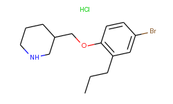 3-[(4-bromo-2-propylphenoxy)methyl]piperidine hydrochloride