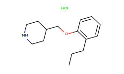 4-[(2-propylphenoxy)methyl]piperidine hydrochloride