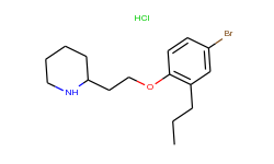 2-[2-(4-bromo-2-propylphenoxy)ethyl]piperidine hydrochloride