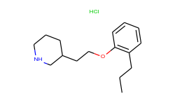 3-[2-(2-propylphenoxy)ethyl]piperidine hydrochloride