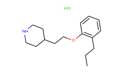 4-[2-(2-propylphenoxy)ethyl]piperidine hydrochloride
