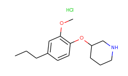 2-methoxy-4-propylphenyl 3-piperidinyl ether hydrochloride