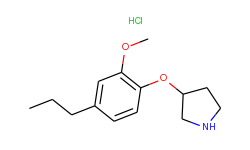 2-methoxy-4-propylphenyl 3-pyrrolidinyl ether hydrochloride