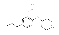 2-methoxy-4-propylphenyl 4-piperidinyl ether hydrochloride