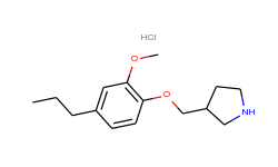 3-[(2-methoxy-4-propylphenoxy)methyl]pyrrolidine hydrochloride