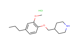 4-[(2-methoxy-4-propylphenoxy)methyl]piperidine hydrochloride