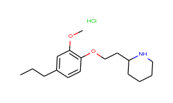 2-[2-(2-methoxy-4-propylphenoxy)ethyl]piperidine hydrochloride