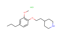 4-[2-(2-methoxy-4-propylphenoxy)ethyl]piperidine hydrochloride