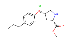 methyl (2s,4s)-4-(4-propylphenoxy)-2-pyrrolidinecarboxylate hydrochloride