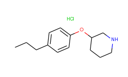 3-(4-propylphenoxy)piperidine hydrochloride