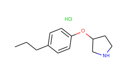 3-(4-propylphenoxy)pyrrolidine hydrochloride