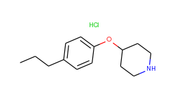 4-(4-propylphenoxy)piperidine hydrochloride