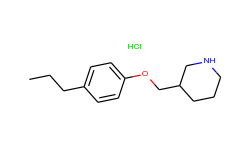3-[(4-propylphenoxy)methyl]piperidine hydrochloride