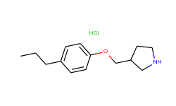 3-[(4-propylphenoxy)methyl]pyrrolidine hydrochloride