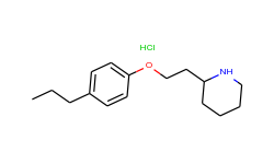 2-[2-(4-propylphenoxy)ethyl]piperidine hydrochloride