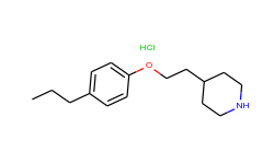 4-[2-(4-propylphenoxy)ethyl]piperidine hydrochloride