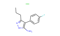 4-(4-fluoro-phenyl)-5-propyl-2h-pyrazol-3-ylamine hydrochloride