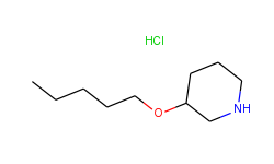 3-(pentyloxy)piperidine hydrochloride