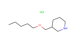 3-[(pentyloxy)methyl]piperidine hydrochloride