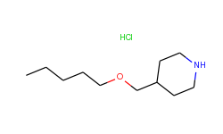 4-[(pentyloxy)methyl]piperidine hydrochloride
