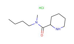 n-butyl-n-methyl-2-piperidinecarboxamide hydrochloride
