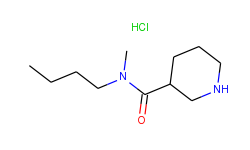 n-butyl-n-methyl-3-piperidinecarboxamide hydrochloride
