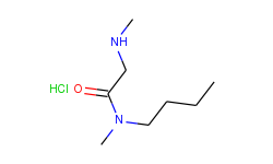 n-butyl-n-methyl-2-(methylamino)acetamide hydrochloride