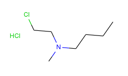 2-(n-methyl-n-butylamino)ethyl chloride hydrochloride