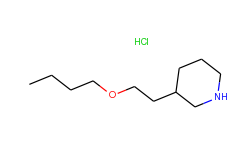 3-(2-butoxyethyl)piperidine hydrochloride