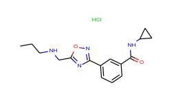 n-cyclopropyl-3-{5-[(propylamino)methyl]-1,2,4-oxadiazol-3-yl}benzamide hydrochloride