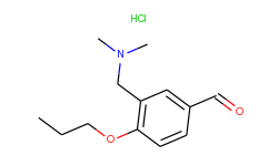 3-dimethylaminomethyl-4-propoxy-benzaldehyde hydrochloride