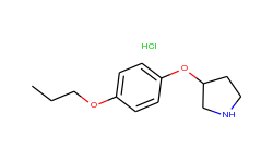 3-(4-propoxyphenoxy)pyrrolidine hydrochloride