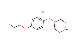 4-(4-propoxyphenoxy)piperidine hydrochloride