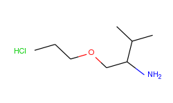 3-methyl-1-propoxy-2-butanamine hydrochloride