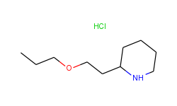 2-(2-piperidinyl)ethyl propyl ether hydrochloride