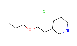 2-(3-piperidinyl)ethyl propyl ether hydrochloride