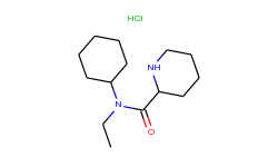 n-cyclohexyl-n-ethyl-2-piperidinecarboxamide hydrochloride